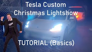 How To Create Your OWN Tesla Christmas Lightshow! Custom Show / XLights Tutorial