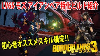 Borderlands3【ボーダーランズ3】LV65 モズ 初心者オススメビルド‼【アイアンベア特化ビルド紹介】初心者オススメ スキル構成‼part230