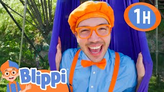 Blippi's Spectacular Silk Spin | BEST OF BLIPPI! | Learn Colors and Science with Blippi!