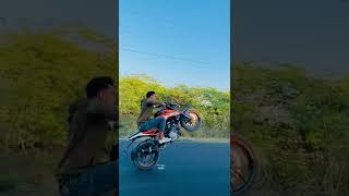 ktm Duke wheelie 💥🤑 On treding Song | ktm #shorts