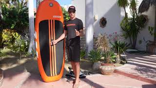 Tracker Inflatable Wing board and SUP board - Stay Upwind!