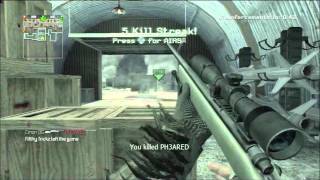 Cod4 15 kill streak, Amazing quickscopes and SICK Deagle feed. WATCH!!