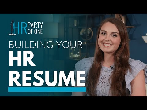 How do I write a resume for an HR manager?