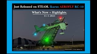 Just released on Steam.  Ikarus Aerofly RC-10.  PART 1, Preview.