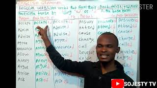 Koyon Turanci cikin Hausa. ENGLISH GRAMMAR:  REGULAR VERBS