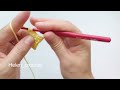 两分钟学会钩星星✨2 minutes crochet tutorial how to crochet a star ⭐️ crochettutorial christmas star