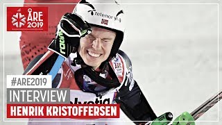 Henrik Kristoffersen | "It's amazing" | Men's GS | Are | FIS World Alpine Ski Championships