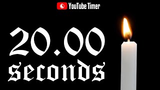 20 SECONDS Timer Countdown 🔥 Candle 🕯