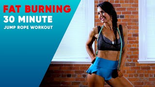30 MINUTE FAT BURNING | AT HOME JUMP ROPE WORKOUT