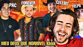 CELLBIT REAGE a Pactw, Forever, Cellbit \u0026 Felps CANTANDO Welcome to the Mato (AI Cover)