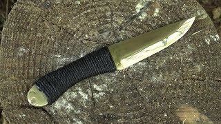 Testing The Bronze Bushcraft Knife