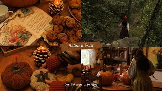 🍁Slow Autumn Days | Preaparing an Autumn Feast|🍂🕯️