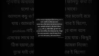 পৃথিবীর অন্যতম 'সান্ত্বনামূলক মিথ্যা ফালতু' কথা টা হলো 'একদিন সব ঠিক হয়ে যাবে!' আসলে কচু ও ঠিক