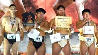 【相撲世界選手権】男子団体は2連覇達成！1―1の大将戦で“日本の守護神”三輪隼斗が決めた