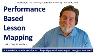 Performance Based Lesson Mapping 2025