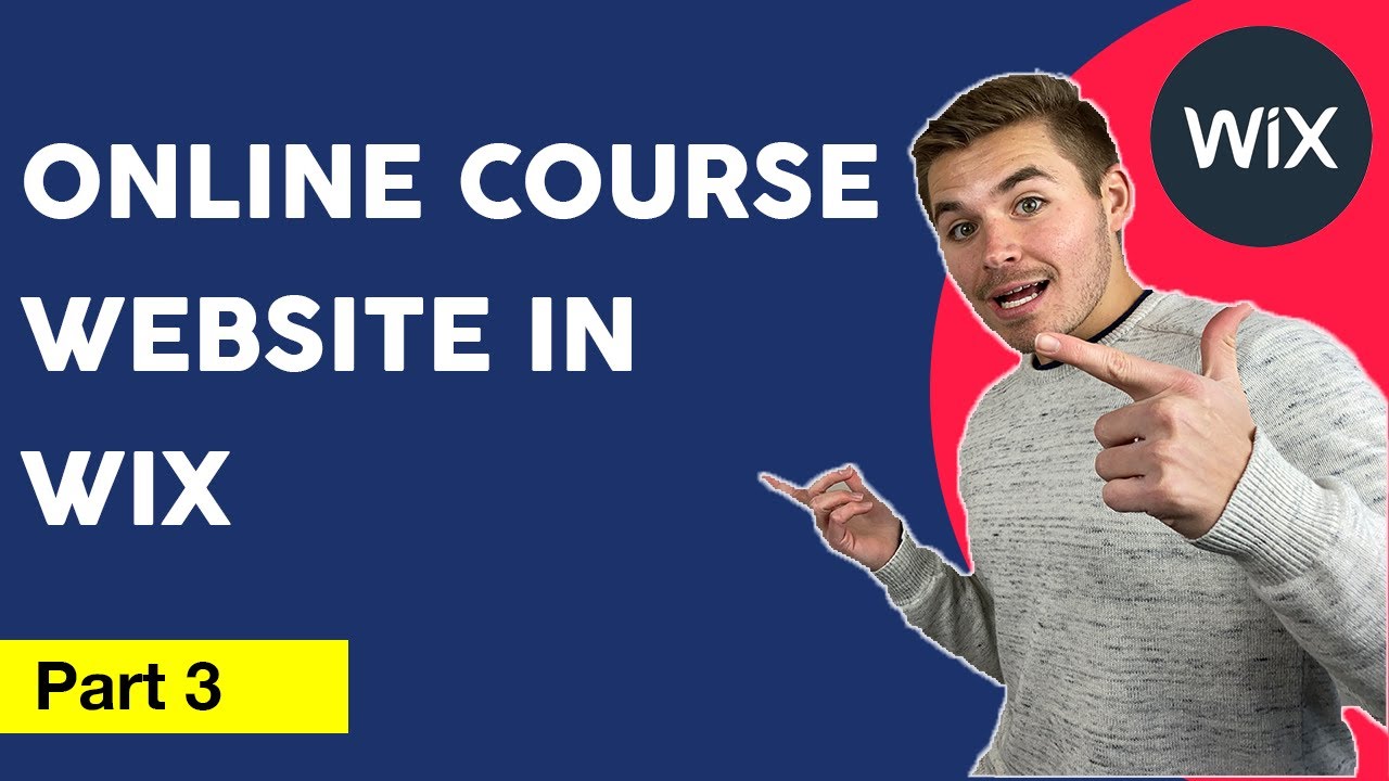 How To Build An Online Course In Wix | Part 3 - YouTube