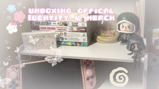 identity v | unboxing official merch i got for my birthday (˶˃ ᵕ ˂˶) .ᐟ.ᐟ