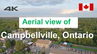 Aerial view of Campbellville, Ontario 🇨🇦