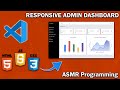 ASMR Programming – Responsive Admin Dashboard - No Talking
