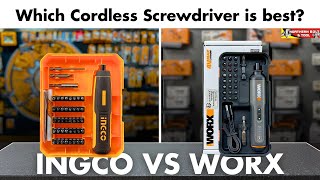 Are Cordless Screwdrivers a waste of time? Ingco CSDLI04062 vs Worx WX240