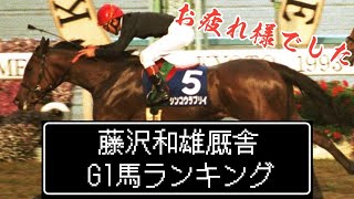 【2022年引退】藤沢和雄厩舎のG1馬紹介とランキング　あなたはどの馬が好きでしたか？