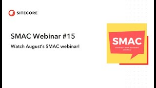 SMAC Webinar # 15