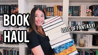 BOOK HAUL // fantasy books and special editions