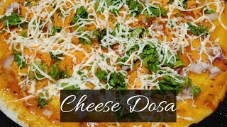 Cheese Dosa|street style cheese Dosa|Jini Dosa|cheese Dosa by kitchen cookings telugu