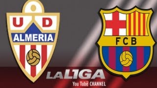 Resumen de UD Almería (2-2) FC Barcelona B - HD