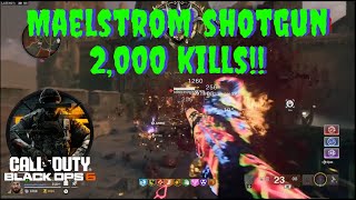 BO6 zombies Legendary Maelstrom shotgun (2,000 kills) gameplay on Citadelle des Morts!