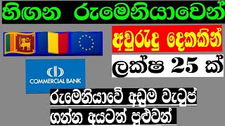 හිඟන රුමෙනියාවෙන් අවුරුදු 2කට ලක්ෂ 25@max9813