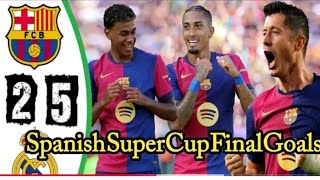 Relive the excitement of the Spanish Super Cup final as Barcelona vs Real Madrid with a stunning 5-2