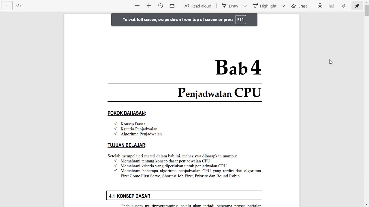 Sistem Operasi Penjadwalan CPU - YouTube