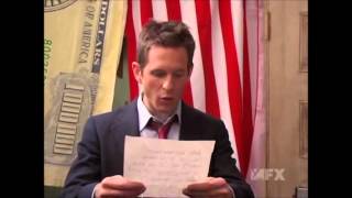 The Gang Runs for Office - Charlie's Dyslexic Speech