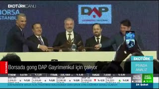 Ekotürk Tv - Borsa İstanbul’da Gong DAP Gayrimenkul Geliştirme için çaldı!