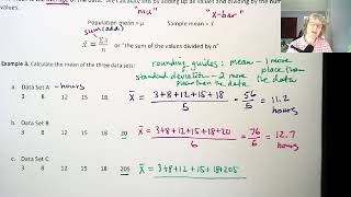 Stat 243 Module 2 Video 4 Mean and Standard Deviation