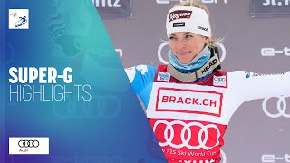 Lara Gut-Behrami (SUI) | Winner | Women's Super-G Highlights | St. Moritz | FIS Alpine
