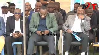 Gachagua Forced to Stand up and show his dancing Skills after his Musician artist played his best!