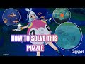 HOW TO SOLVE THIS PUZZLE - MONETOO (south map at PEOPLE OF THE SPRINGS, NATLAN) GENSHIN IMPACT