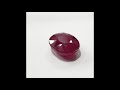 natural certified ruby 6.60 ct. thailand july birthstone loose ruby stone for your custom jewelry