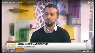 Adnan Fehratbegović gost u Jutro za sve - EGZODUS MLADIH, 12 12 2019