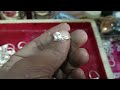 देसी चांदी का अंगूठी डायमंड नग पत्थर केवल ₹100 का only 100rupees me silver rings for women