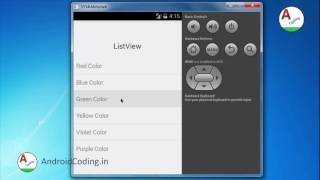 android simple listview tutorial
