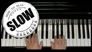 How to play - Charlie Puth - One Call Away - Piano - Intro - Slow -