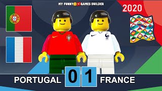 Portugal vs France 0-1 • UEFA Nations League 2020 in Lego • All Goals Full Highlights Lego Football