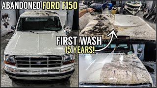 Disaster Barnyard Find | Extremely Dirty Ford | First Wash In 15 Years | Car Detailing Restoration