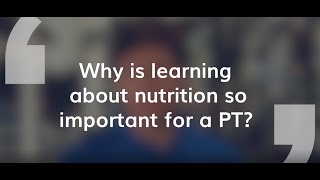 Why is learning about Nutrition so important for Personal Trainers | Future Fit Training