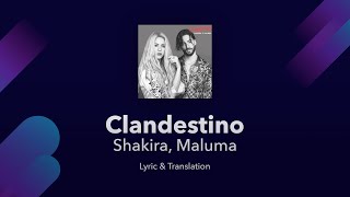 Shakira, Maluma - Clandestino Lyrics English and Spanish - Translation / Meaning