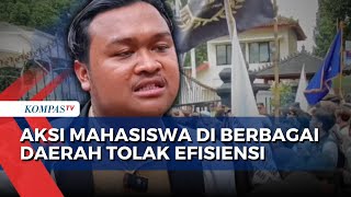 Deretan Aksi Demo Mahasiswa di Makassar-NTT Tolak Efisiensi Anggaran Pendidikan Presiden Prabowo