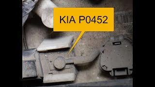 How To Fix a KIA P0452 Code: Evaporative Emission Control System Pressure Sensor Low Input